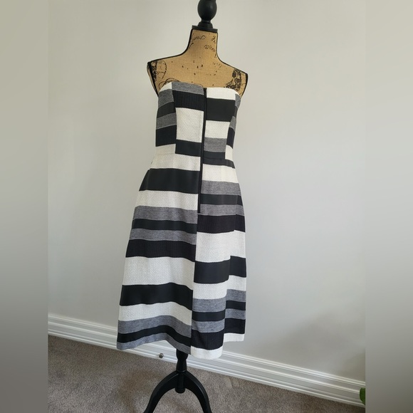 Veronica Maine mid length front zip dress size 14. - Picture 4 of 6